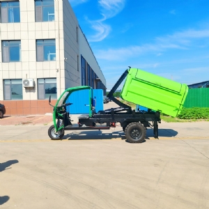 電動(dòng)三輪自裝自卸勾臂垃圾車